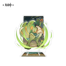 Load image into Gallery viewer, Genshin Impact Genius Invokation TCG Themed Acrylic Phone Holder Preorder