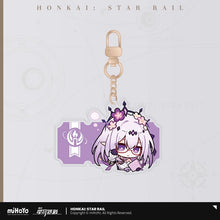 Load image into Gallery viewer, Honkai: Star Rail Pom Pom Exhibition Hall Themed Acrylic Keychain