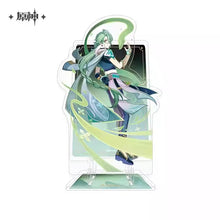 Load image into Gallery viewer, Genshin Impact Genius Invokation TCG Themed Acrylic Phone Holder Preorder
