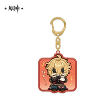 Load image into Gallery viewer, Genshin Impact Acrylic Emoticon Keychain