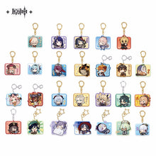 Load image into Gallery viewer, Genshin Impact Acrylic Emoticon Keychain