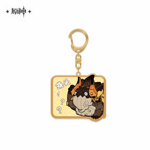 Load image into Gallery viewer, Genshin Impact Acrylic Emoticon Keychain