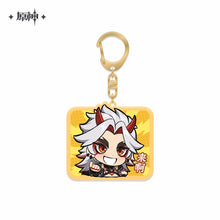 Load image into Gallery viewer, Genshin Impact Acrylic Emoticon Keychain