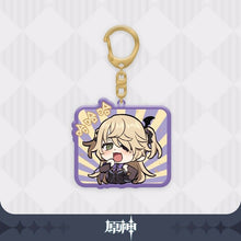 Load image into Gallery viewer, Genshin Impact Acrylic Emoticon Keychain