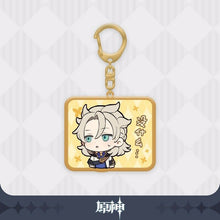 Load image into Gallery viewer, Genshin Impact Acrylic Emoticon Keychain