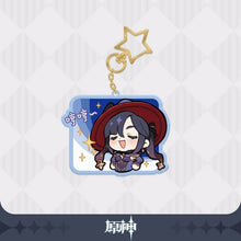 Load image into Gallery viewer, Genshin Impact Acrylic Emoticon Keychain