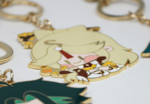 Load image into Gallery viewer, Genshin Impact Metal Keychain Multiple Characters