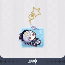 Load image into Gallery viewer, Genshin Impact Acrylic Emoticon Keychain
