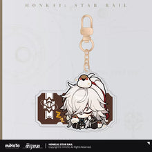 Load image into Gallery viewer, Honkai: Star Rail Pom Pom Exhibition Hall Themed Acrylic Keychain
