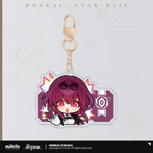 Load image into Gallery viewer, Honkai: Star Rail Pom Pom Exhibition Hall Themed Acrylic Keychain
