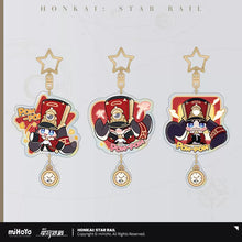 Load image into Gallery viewer, Honkai: Star Rail Pom Pom Exhibition Hall Themed Pom Pom Acrylic Keychain

