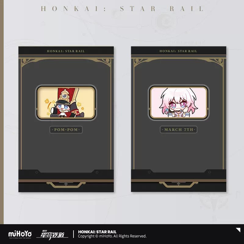 Honkai: Star Rail Pom Pom Exhibition Hall Themed Sticky Note Set