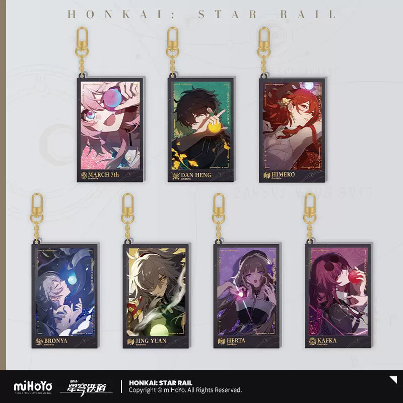 Honkai: Star Rail Departure Countdown Quicksand Acrylic Keychain
