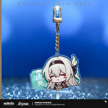 Load image into Gallery viewer, Honkai: Star Rail Pom Pom Exhibition Hall Themed Acrylic Keychain
