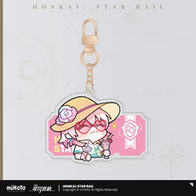 Load image into Gallery viewer, Honkai: Star Rail Pom Pom Exhibition Hall Themed Acrylic Keychain
