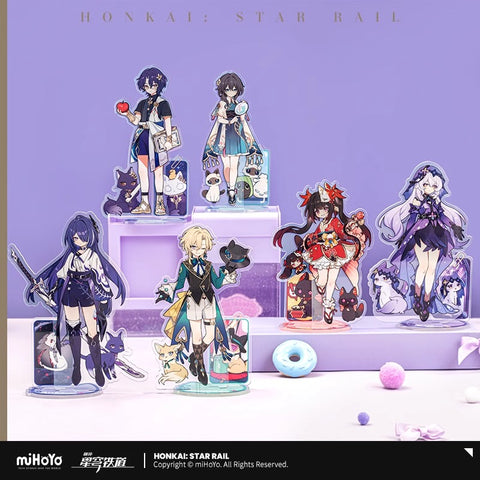 Honkai: Star Rail Tiny Cat Themed Acrylic Character Stand Preorder