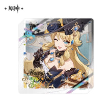 Load image into Gallery viewer, Genshin Impact Destined Day Themed 2025 Thick Acrylic Character Coaster Preorder
