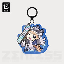 Load image into Gallery viewer, Zenless Zone Zero New Eridu Themed External Strategy Department Chibi Character Keychain Preorder
