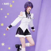 Load image into Gallery viewer, Genshin Impact Durin Themed Long-Sleeved Off-Shoulder Shirt Preorder
