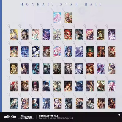 Honkai: Star Rail Light Cone Acrylic Keychain Preorder