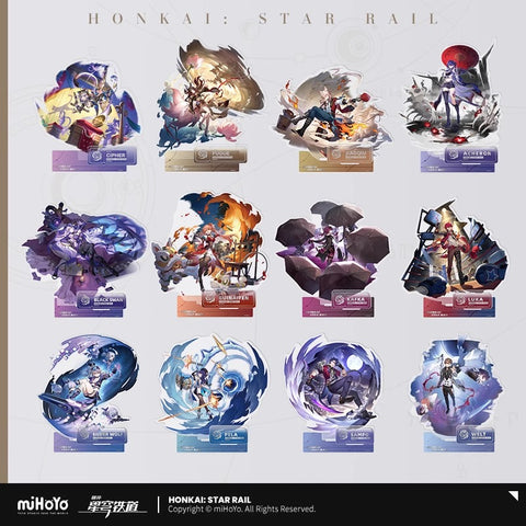 Honkai: Star Rail The Nihility Character Stands