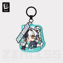 Load image into Gallery viewer, Zenless Zone Zero New Eridu Themed Krampus Compliance Authority Chibi Character Keychain Preorder
