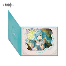 Load image into Gallery viewer, Genshin Impact Destined Day Themed 2025 Flip-Style Character Signboard Preorder
