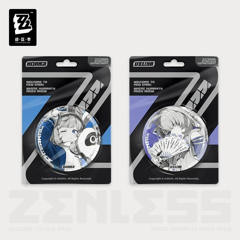 Zenless Zone Zero External Strategy Department Cinema Themed Reflective Character Badge Preorder