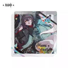 Load image into Gallery viewer, Genshin Impact Destined Day Themed 2025 Thick Acrylic Character Coaster Preorder

