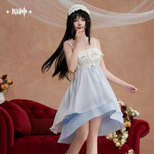 Load image into Gallery viewer, Genshin Impact Midnight Tea Party Themed Columbina Nightgown Set Preorder
