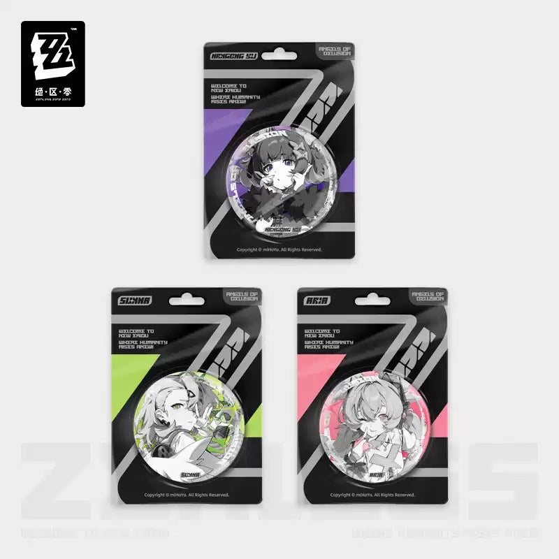 Zenless Zone Zero Angels of Delusion Cinema Themed Reflective Character Badge Preorder