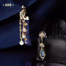 Load image into Gallery viewer, Genshin Impact Furina Themed Earrings Preorder
