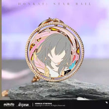 Load image into Gallery viewer, Honkai: Star Rail Trailblazer's Handwriting Themed Rotating Badge Preorder
