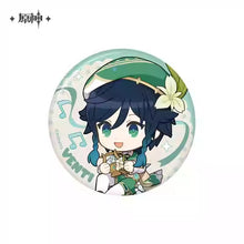 Load image into Gallery viewer, Genshin Impact Star Road Memories Themed Chibi Character Badge Preorder
