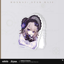 Load image into Gallery viewer, Honkai: Star Rail Nameless Guest Themed Acrylic Character Clip Preorder
