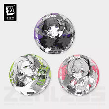 Load image into Gallery viewer, Zenless Zone Zero Angels of Delusion Cinema Themed Reflective Character Badge Preorder
