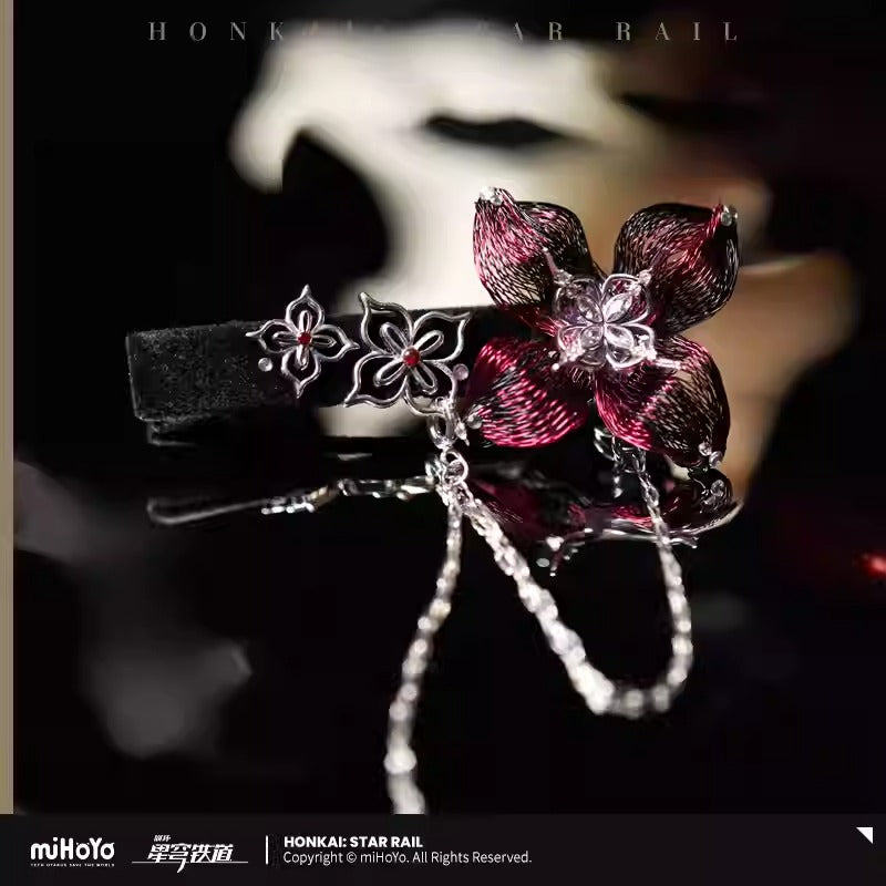 Honkai: Star Rail Evernight Themed Hair Clip Brooch Preorder