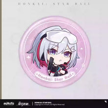 Load image into Gallery viewer, Honkai: Star Rail Nameless Guest Themed Character Badge Preorder
