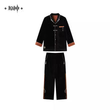 Load image into Gallery viewer, Genshin Impact Zhongli Themed Velvet Pajama Set Preorder

