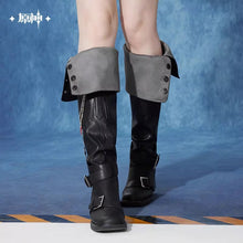 Load image into Gallery viewer, Genshin Impact Tartaglia/Childe Themed Over-The-Knee Fold-Up Boots Preorder
