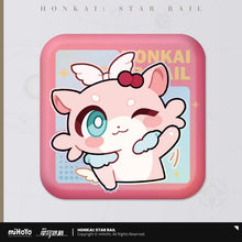 Load image into Gallery viewer, Honkai: Star Rail Pom Pom Exhibition Hall Themed Square Badge
