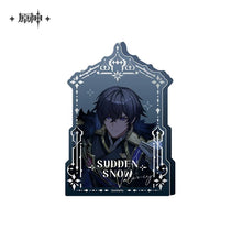 Load image into Gallery viewer, Genshin Impact Sudden Snow Themed Thick Acrylic Ornament Preorder

