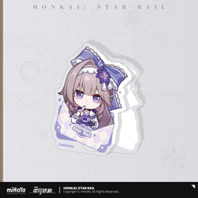 Load image into Gallery viewer, Honkai: Star Rail Nameless Guest Themed Acrylic Character Clip Preorder
