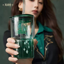 Load image into Gallery viewer, Genshin Impact Alhaitham Themed Glass Tumbler Preorder

