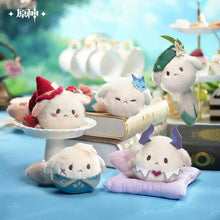 Load image into Gallery viewer, Genshin Impact Tea Party Partner Dodoco Plush Keychain Blind Box Preorder
