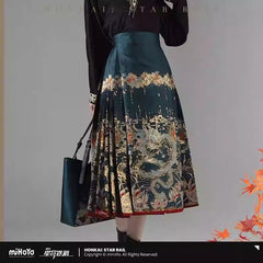 Honkai: Star Rail Dan Heng • Imbibitor Lunae Themed Zippered Horse Face Skirt Preorder