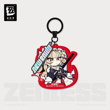 Load image into Gallery viewer, Zenless Zone Zero New Eridu Themed Flint Workshop Acrylic Chibi Character Keychain Preorder
