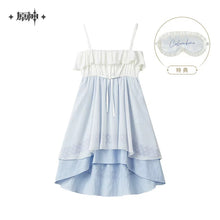 Load image into Gallery viewer, Genshin Impact Midnight Tea Party Themed Columbina Nightgown Set Preorder
