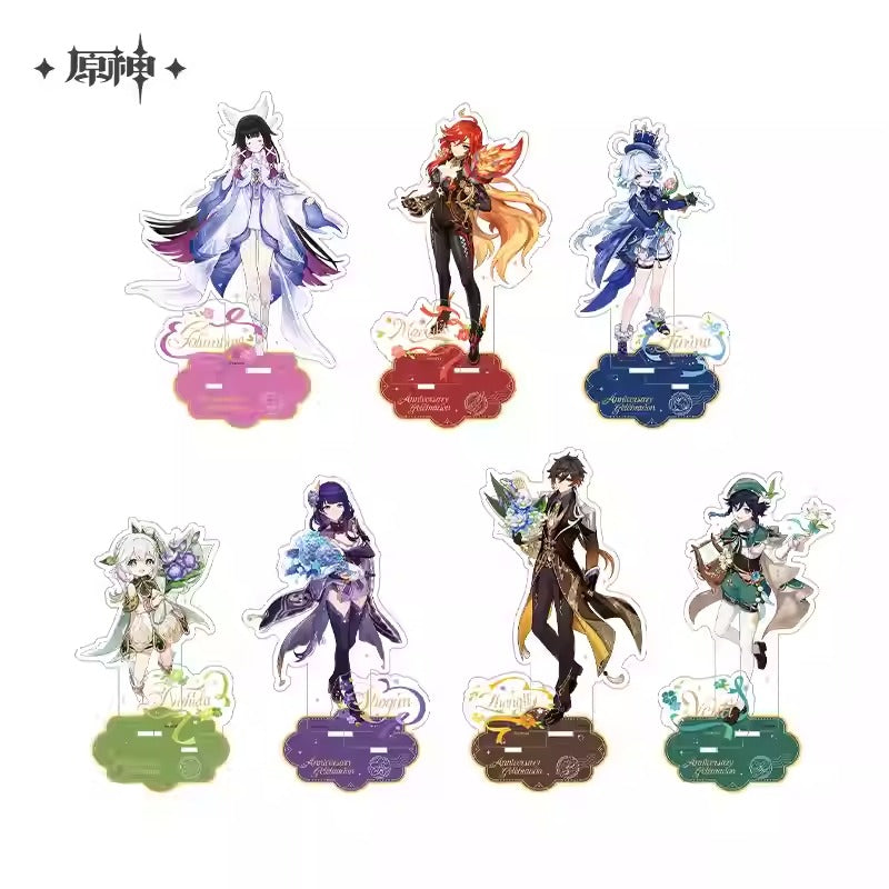 Genshin Impact Anniversary Celebration Acrylic Archon Character Stand