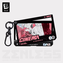 Load image into Gallery viewer, Zenless Zone Zero Krampus Compliance Authority Cinema Themed Double Acrylic Pendant Preorder
